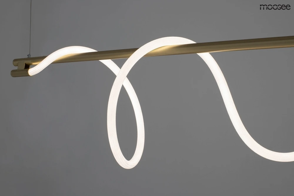 22,4W LED pakabinamas šviestuvas SERPIENTE, aukso sp., 3000K