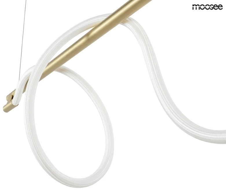 22,4W LED pakabinamas šviestuvas SERPIENTE, aukso sp., 3000K