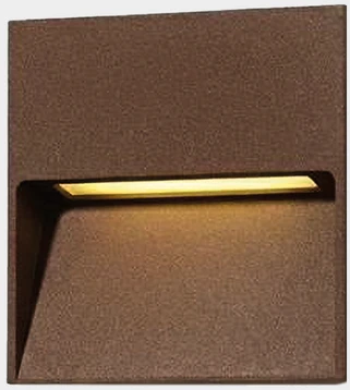 2,2W LED įleidžiamo montavimo sieninis šviestuvas NASHIRA, rūdžių sp., 2200/2700/3200/4000K, IP65, E2062071M