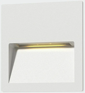 2,2W LED įleidžiamo montavimo sieninis šviestuvas NASHIRA, baltas, 2200/2700/3200/4000K, IP65, E2062071B