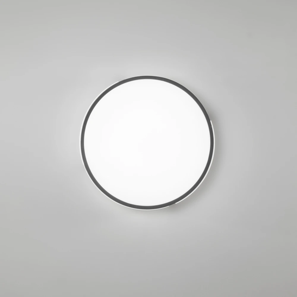 22W LED lubinis šviestuvas PANGEA, juodas, CCT