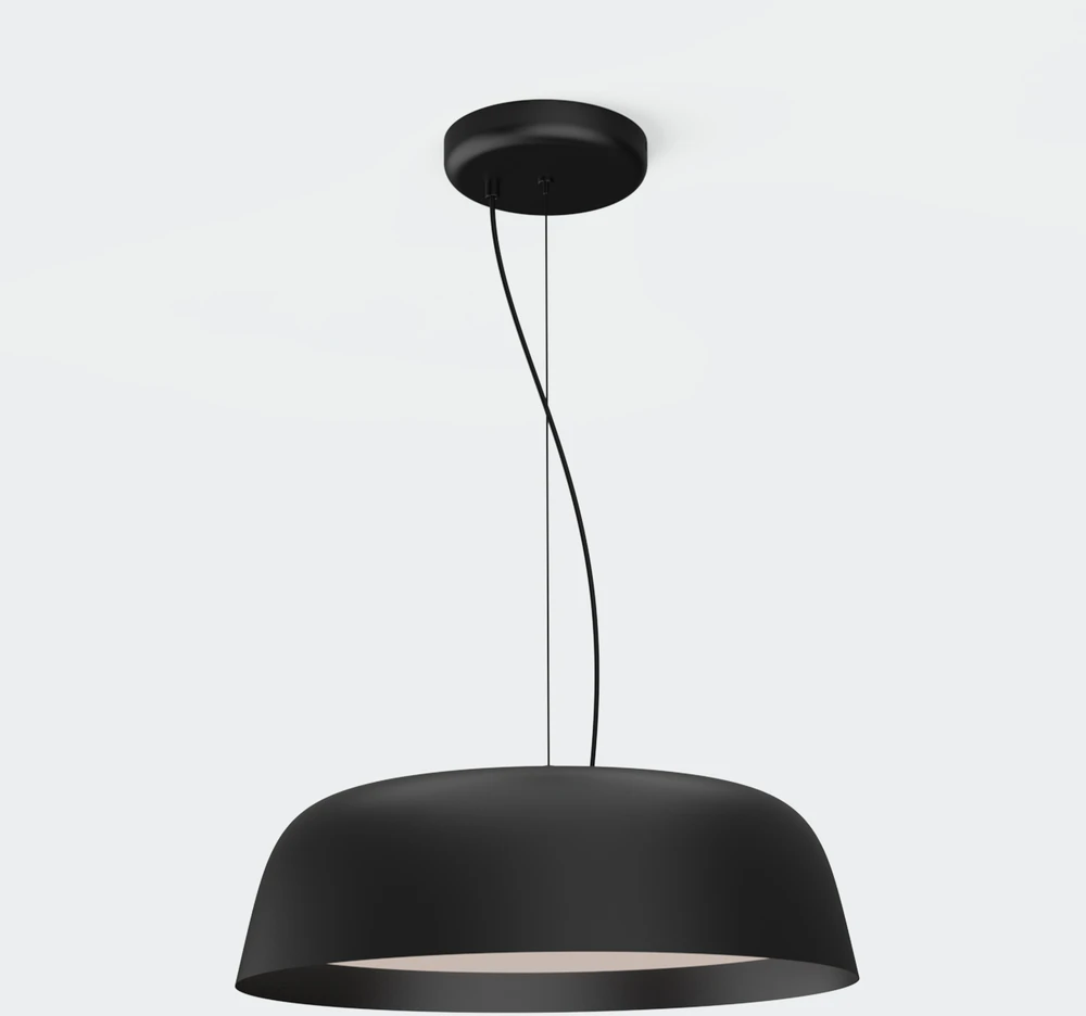 22W LED pakabinamas šviestuvas OSLO, juodas, 2700/3000/4000K, dimeriuojamas, C3999070NDP