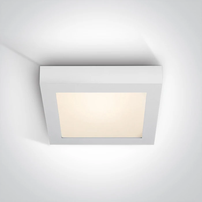 Lubinis šviestuvas 22W LED plafonas, baltas, 3000K, 62122F/W/W