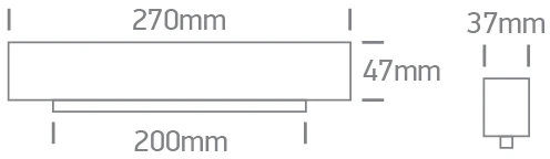 22W LED šviestuvas į magnetines sistemas MAXI, juodas, 3000/3500/4000K, 48V, 38°, 42102B/B/V