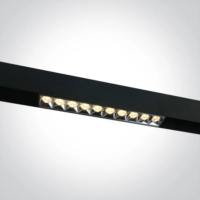 22W linijinis šviestuvas į magnetines sistemas ONELIGHT MAXI, juodas, 3000K, 42102B/B/W