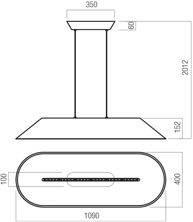 23,5W LED pakabinamas šviestuvas AKIRA, žalios/juodos sp., 2700K, 01-4105