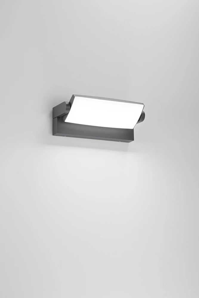 23W LED lauko sieninis šviestuvas FLOYD, antracito sp., CCT, IP65