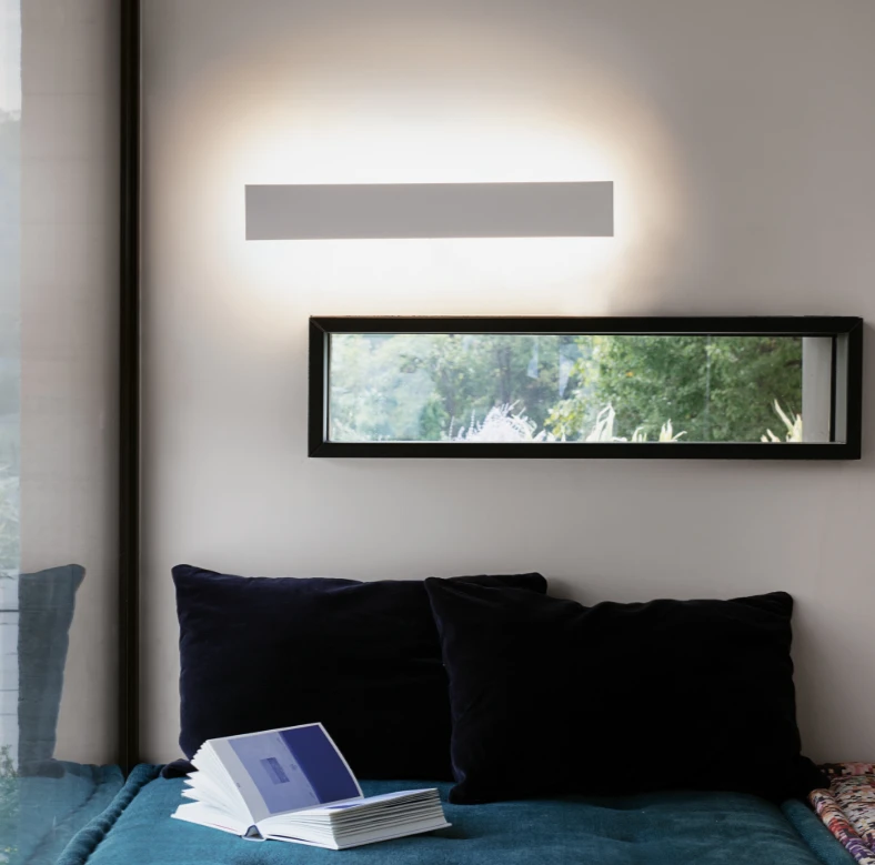 Sieninis šviestuvas Ideal Lux 22W wall lamp with 22 lights ZIG ZAG, 3000K, juodas
