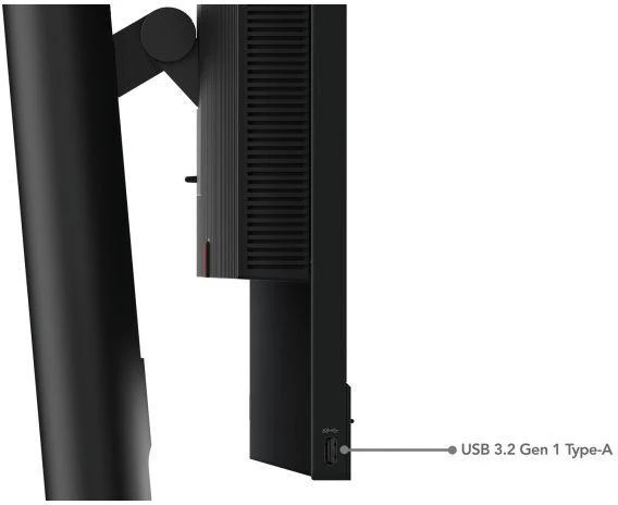 24 colių "Lenovo" ThinkCentre Tiny-In-One LED monitorius 60,5 cm (23,8") 1920x1080 pikselių Full HD juodas