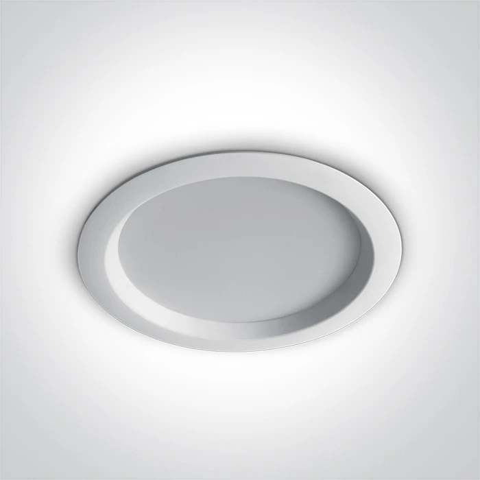 24W LED įleidžiamas šviestuvas, baltas, 3000K, 10124T/W/W