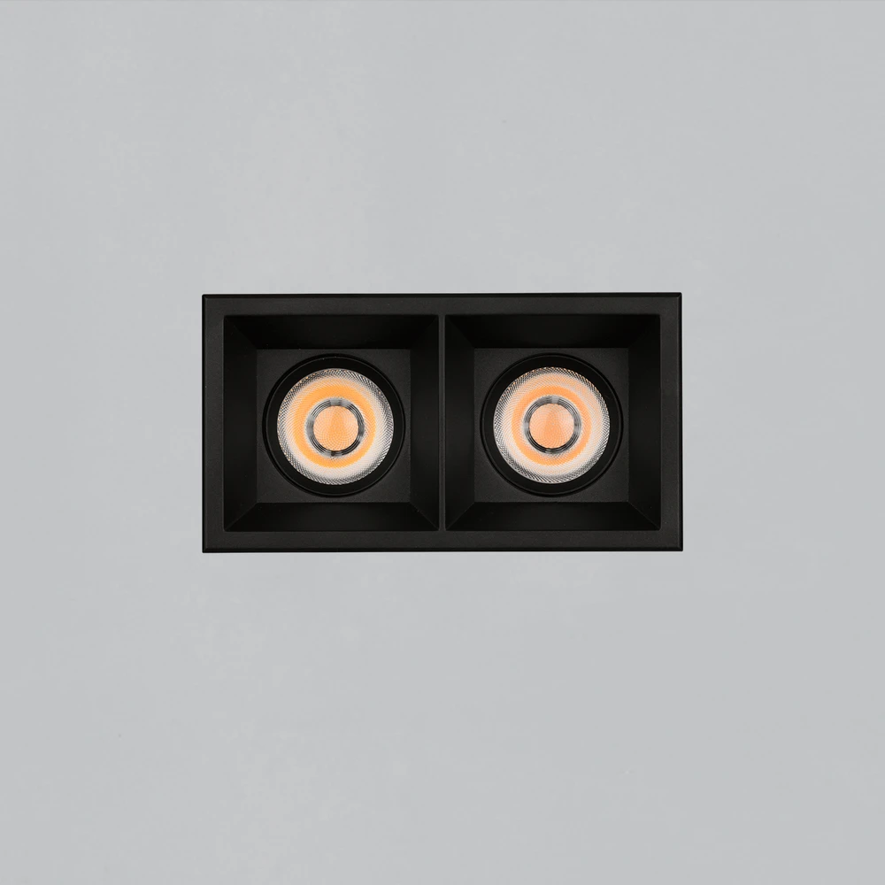 24W LED įleidžiamas šviestuvas MOVE, juodas, 2700/3000K, IP44, E3984172N