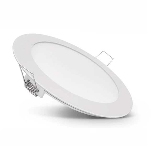 24W LED įmontuojama panelė, apvali, su maitinimo šaltiniu, (2700K) šiltai balta