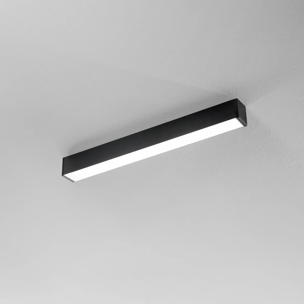 24W LED linijinis šviestuvas NEXT, juodas, CCT