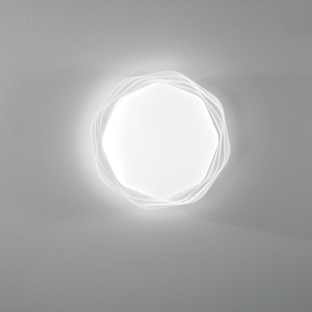 24W LED lubinis šviestuvas DAISY, baltas, CCT