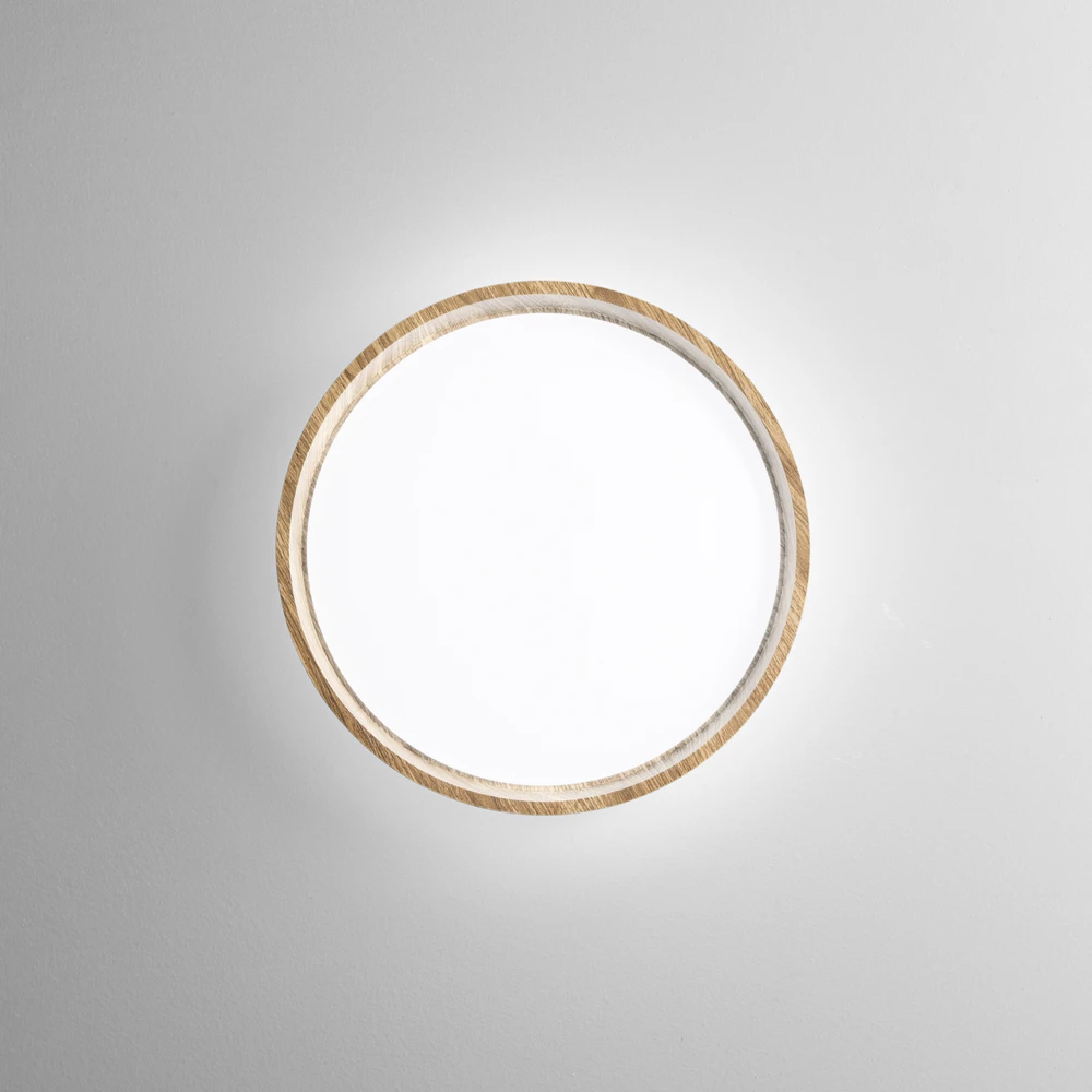 24W LED lubinis šviestuvas MADERA, rudas, CCT