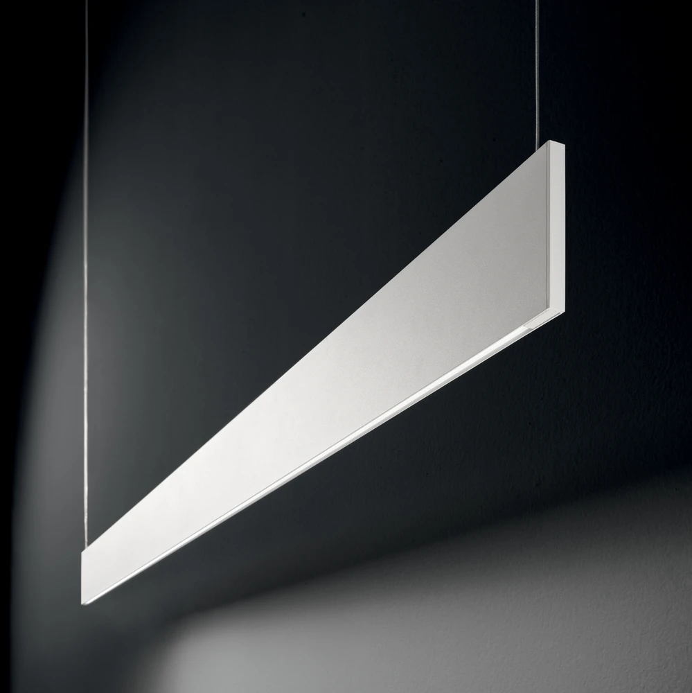 Pakabinamas šviestuvas 24W LED pakabinamas linijinis šviestuvas STEEL, baltas, 3000K, šviestuvai gali būti jungiami į liniją, 367019