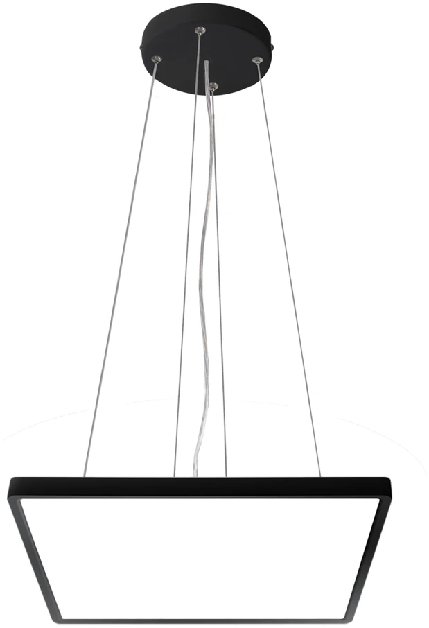 Italux 24W LED pakabinamas šviestuvas BASTIA, juodas, 2800/4000/6000K