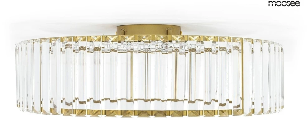 Lubinis šviestuvas 24W LED paviršinis šviestuvas CROWN 50, aukso sp., 3000K