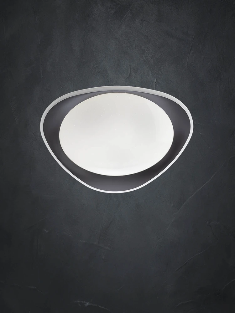 Lubinis šviestuvas 24W LED paviršinis šviestuvas VERENA, baltos/juodos sp., 4000K