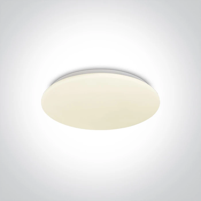 Lubinis šviestuvas 24W LED plafonas, baltas, 3000K, 62026B/W