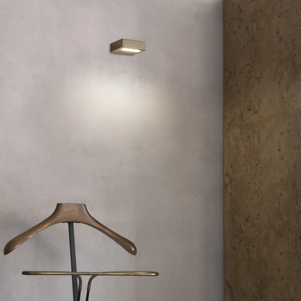 24W LED sieninis šviestuvas TAB, žalvario sp., 3000K, 354552