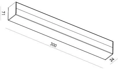 24W LED šviestuvas į magnetinius bėgelius XTRIM M RECESSED, juodu korpusu, 4000K, DALI