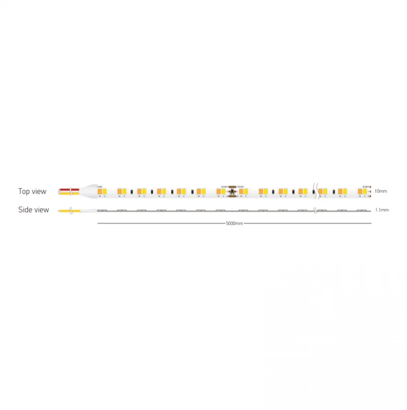 24W/m LED juosta, 24V, 120LEDs/m, 2700/6500K, IP20, 5m ritė, LS06