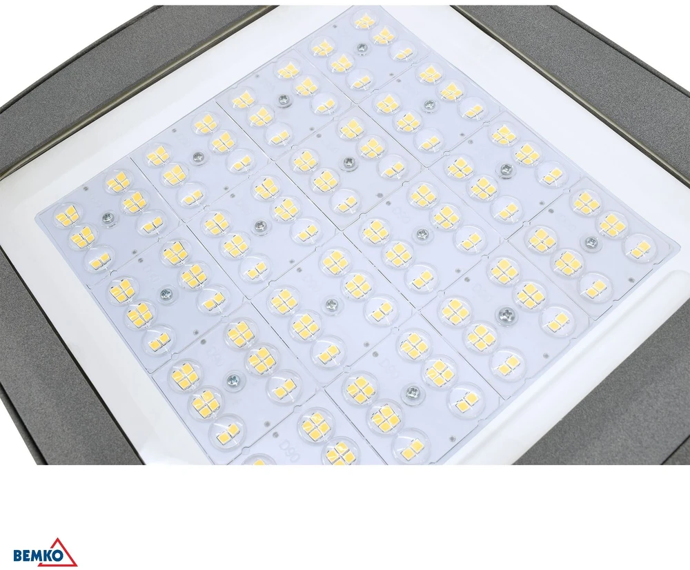 250W LED prožektorius CAMPUS, pilkas, 3000K, IP66