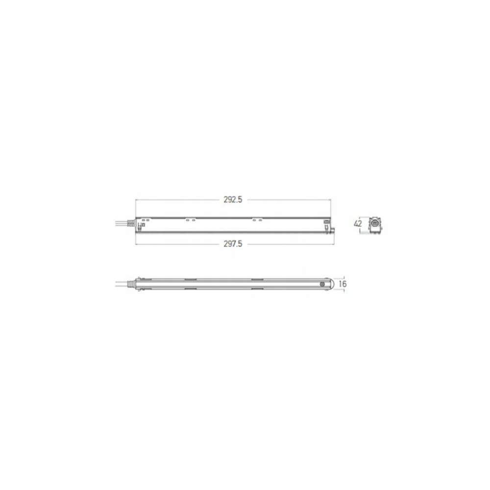 250W magnetinės sistemos ZAMBELIS MAGNETIC maitinimo šaltinis, 48V, juodas, 22294