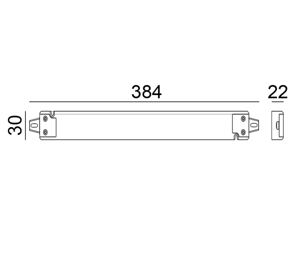 250W maitinimo šaltinis, skirtas magnetinei sistemai IN_LINE, 48V, IP20