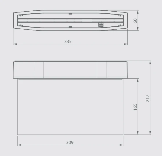 2,5W evakuacinis šviestuvas SUPREMA D-std CB IP54 NT, juodas
