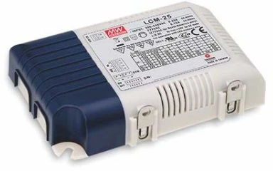 25W impulsinis maitinimo šaltinis Mean Well, 6-54V, 0.35-1.05A, valdomas, PFC