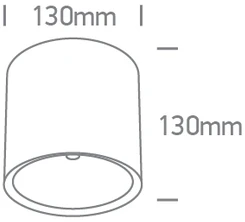 Lubinis šviestuvas 25W LED lubinis vidaus/lauko šviestuvas, baltas, 3000/3500/4000K, IP65, 67540C/W/V
