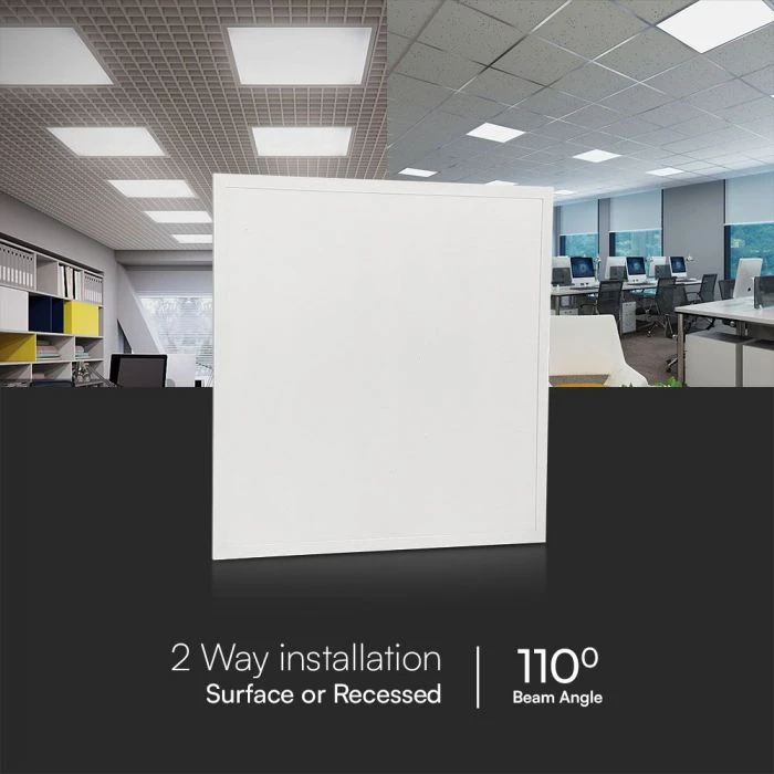 V-tac 25W LED panelė, 60x60cm, balta, 4000K, 180lm/W