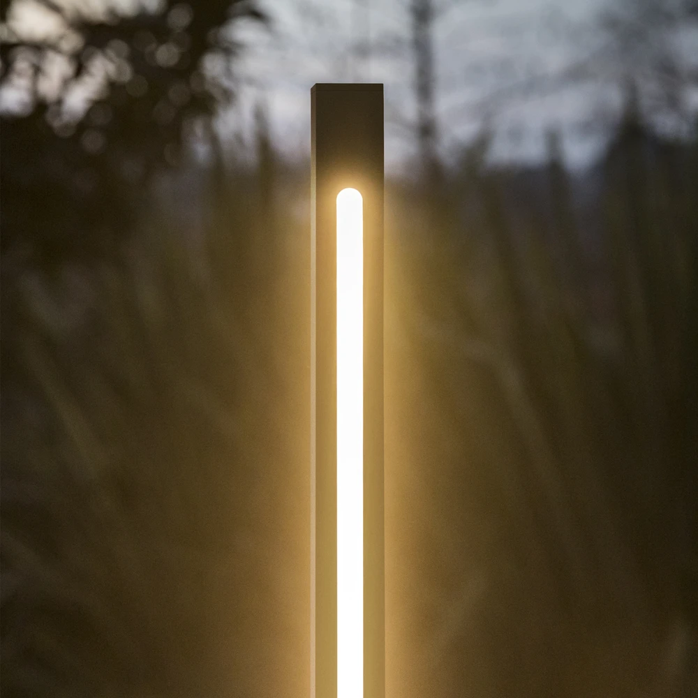 25W LED pastatomas lauko šviestuvas JEDI, juodas, 3000K, IP65, 293202