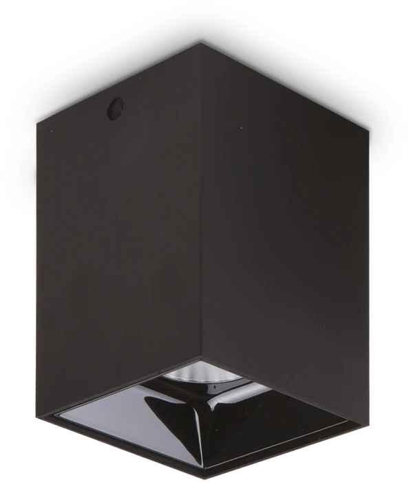 Lubinis šviestuvas Ideal Lux 25W LED paviršinis šviestuvas NITRO, juodas, 3000K, 319582