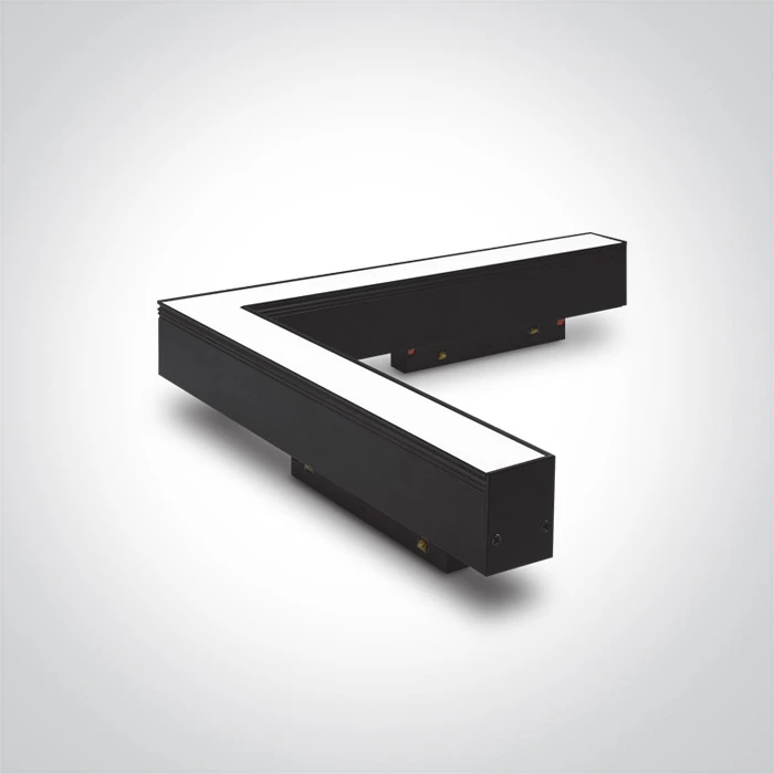25W LED šviestuvas į magnetines sistemas MAXI, juodas, 3000/4000K, 48V, 120°, 42100EL/B/V