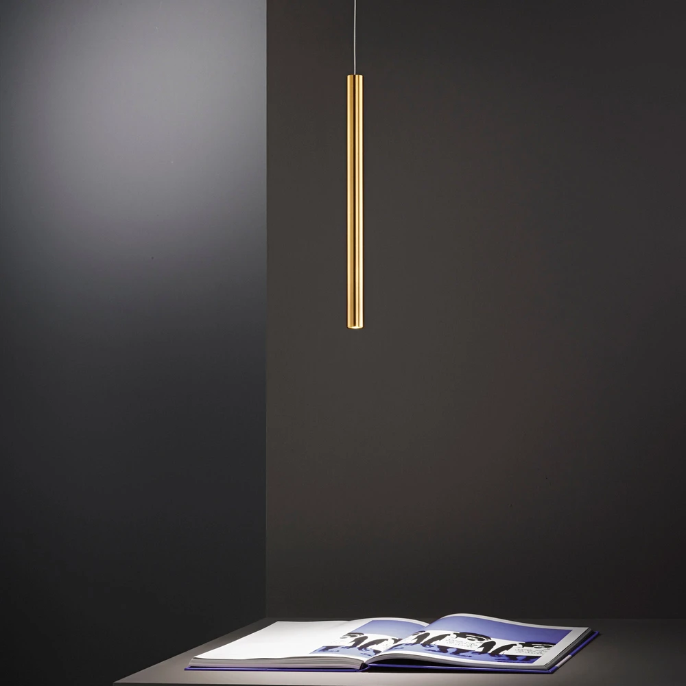 2,5W LED trifazis pakabinamas šviestuvas OBOE, aukso sp., 4000K