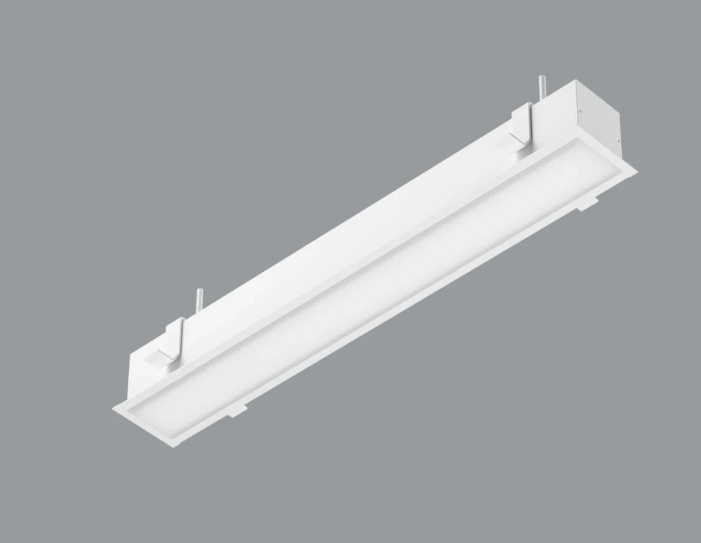 25W linijinis įleidžiamas šviestuvas X-LINE G/K LED, anoduoto aliuminio sp., 4000K, IP44
