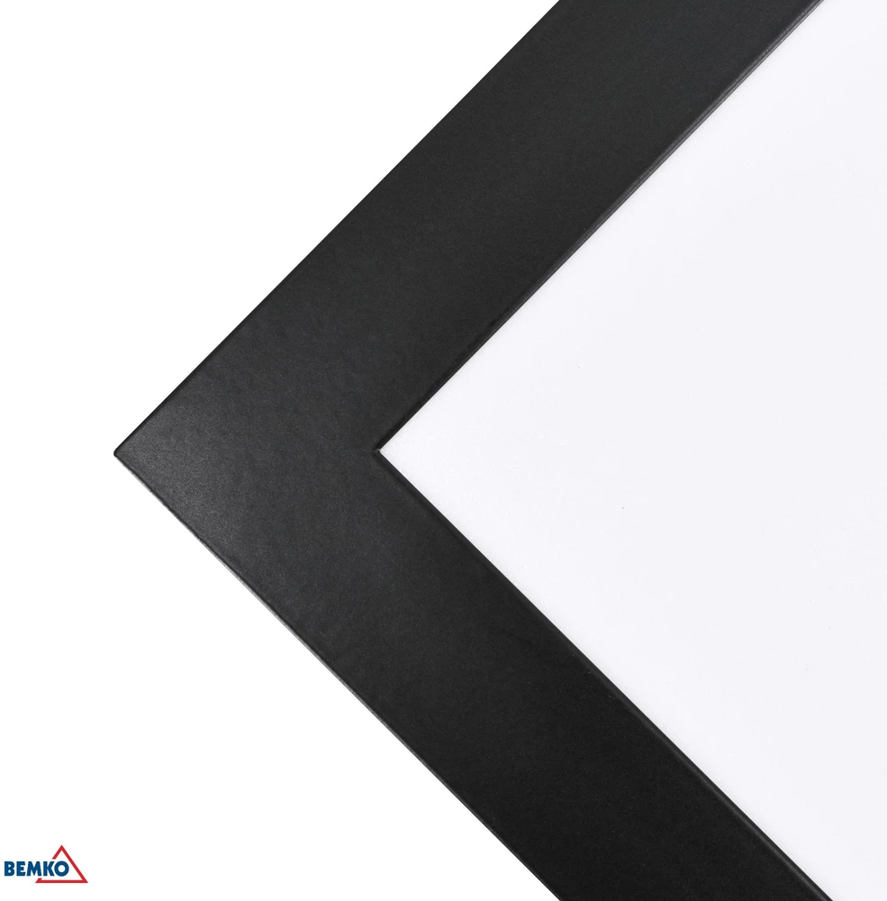 Luxmena 26-34W LED paviršinė panelė GRANDER, juoda, 3000K/4000K/6500K, IP44