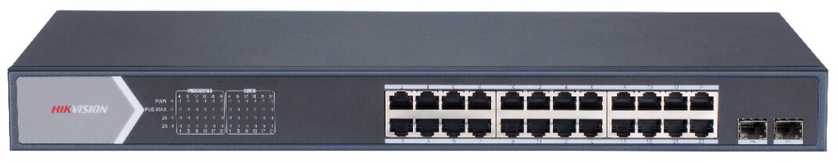 Šakotuvas Jungiklis POE DS-3E1526P-SI 24 prievadų SFP Hikvision