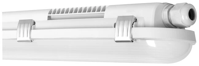 Ledvance 26W LED linijinis šviestuvas DAMP PROOF EMERGENCY GEN 2, pilkas, 150cm, 6500K, IP65, su avariniu moduliu