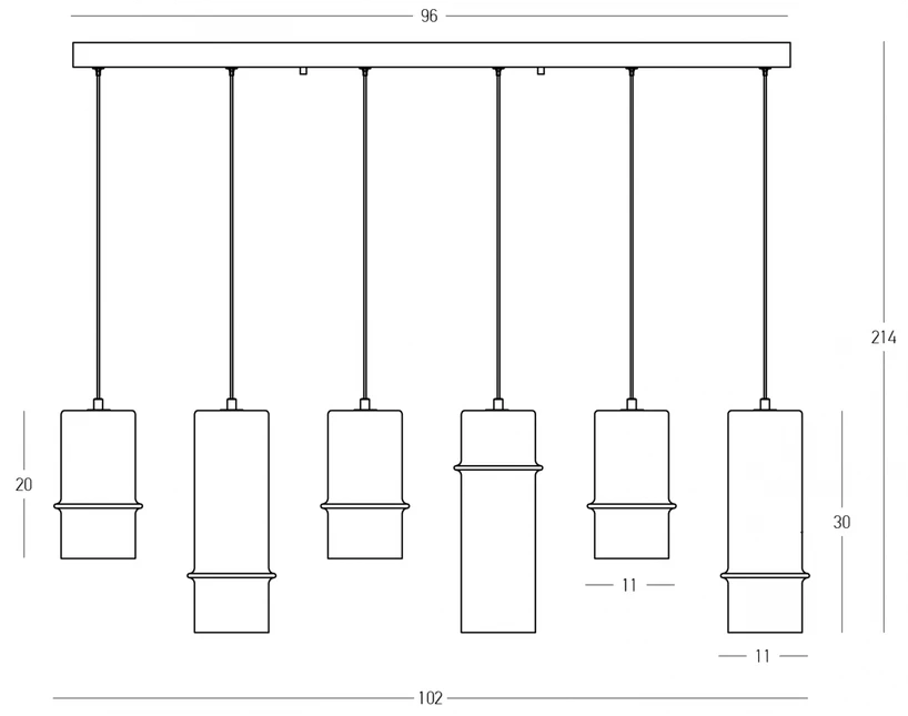 26W LED pakabinamas šviestuvas, juodos/dūmų sp., 3000K, dimeriuojamas, 2537