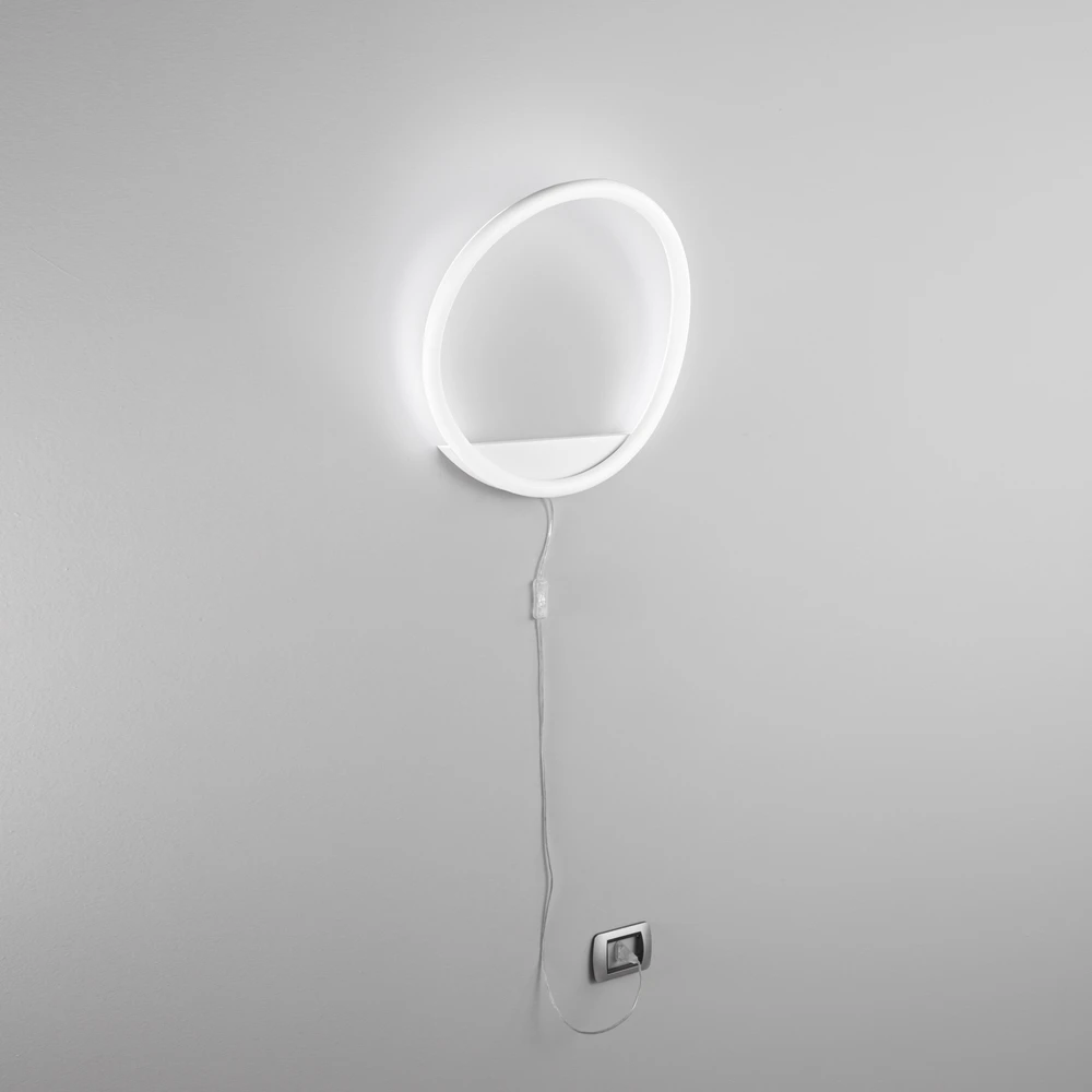 27W LED sieninis šviestuvas LINGER, baltas, CCT
