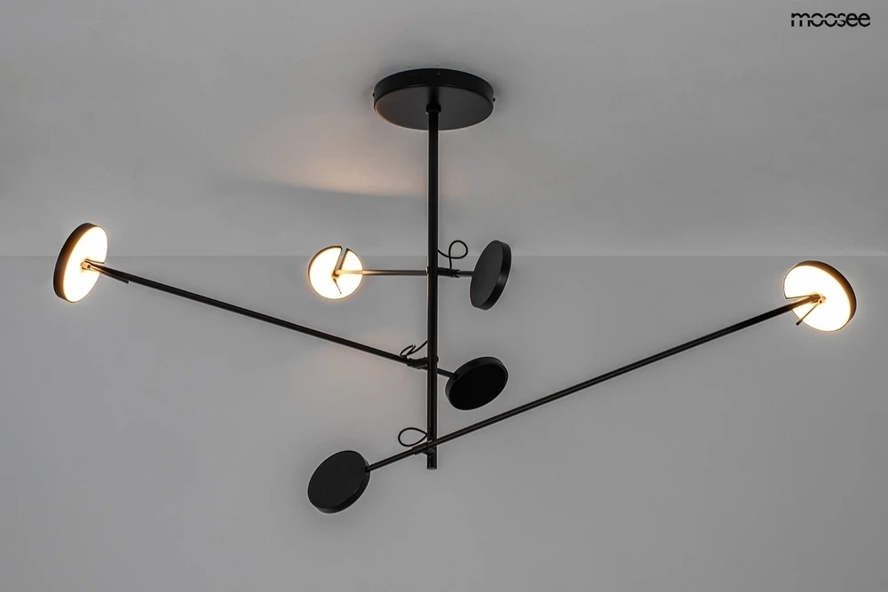 28W LED pakabinamas šviestuvas BOBBIE 3, juodas, 3000K