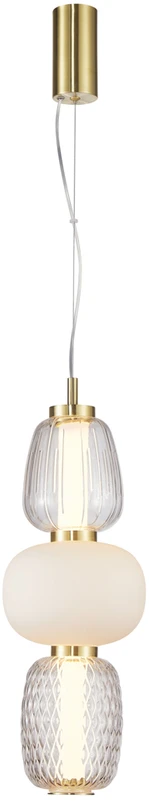 Italux 28W LED pakabinamas šviestuvas ERIS, aukso sp., 3000K