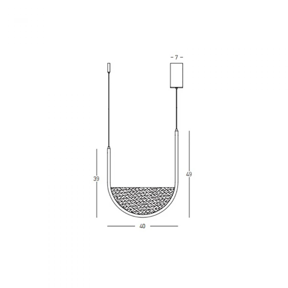28W LED pakabinamas šviestuvas, matinės aukso/šampano sp., 3000/4000K, dimeriuojamas, 23165