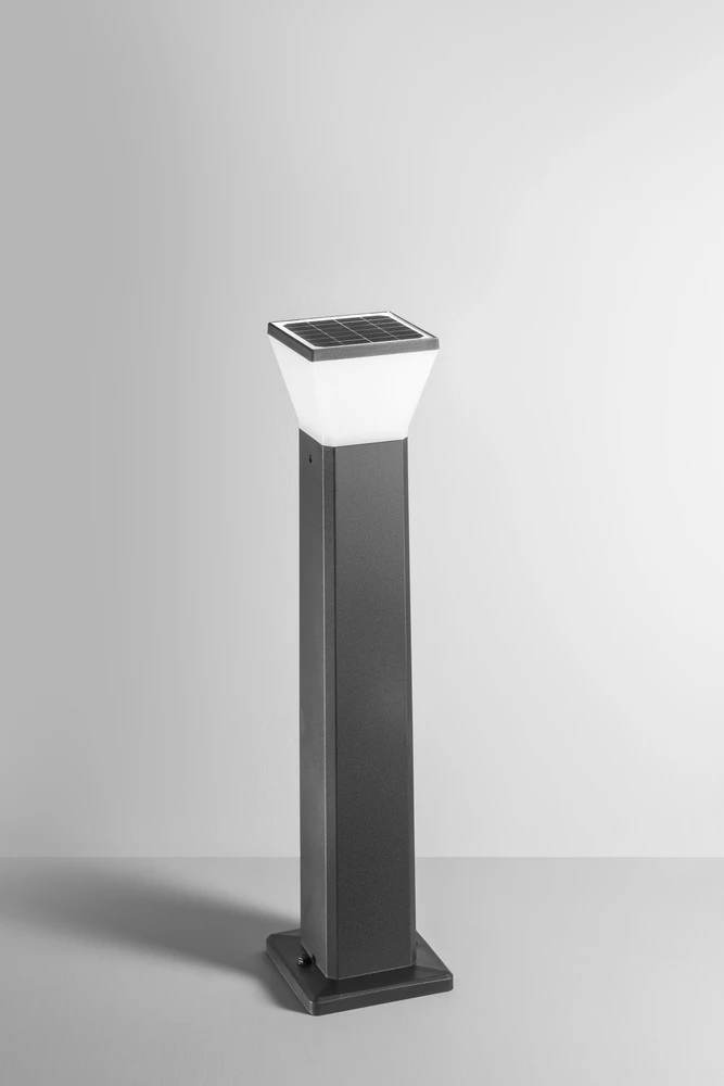 2,8W LED pastatomas lauko šviestuvas su saulės baterija MAEVE, antracito sp., CCT, IP54