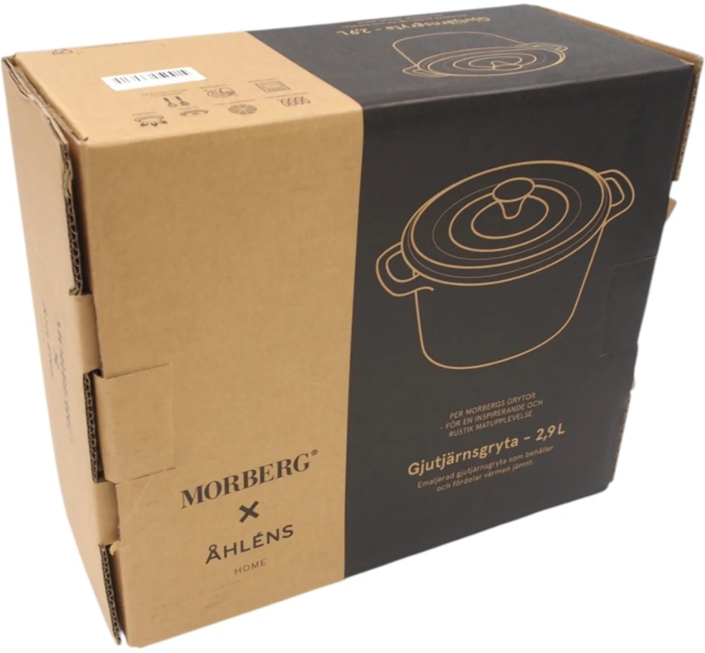 2,9 L MORBERG x ÅHLÉNS emaliuotas ketaus puodas