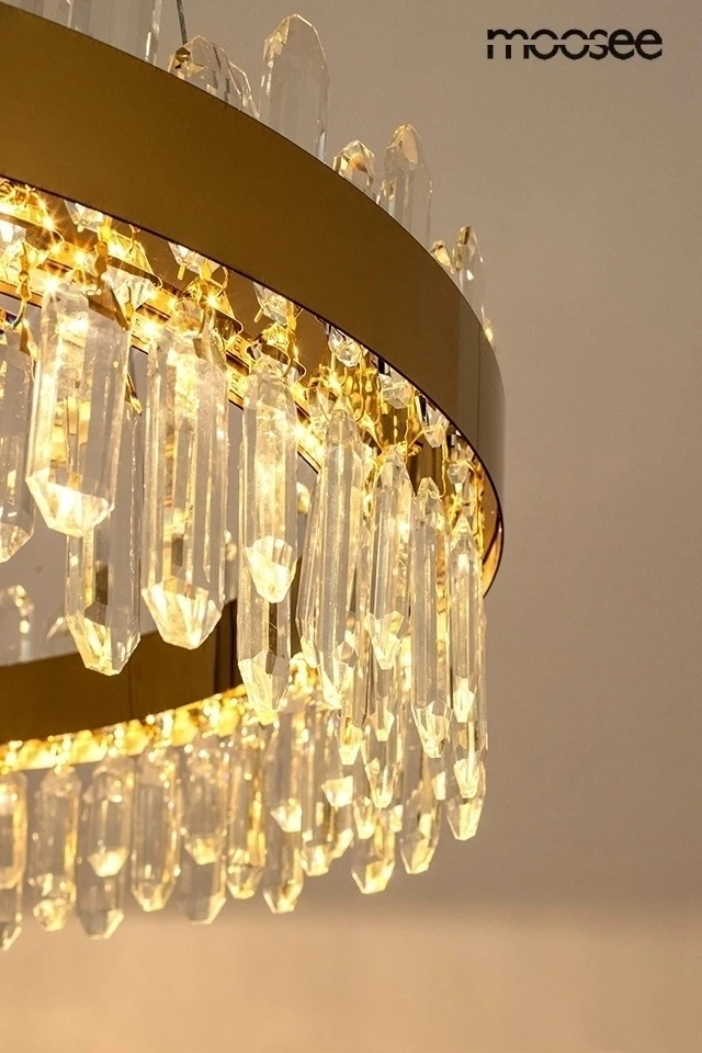 29W LED pakabinamas šviestuvas AMIRA 80, aukso sp., 3000K